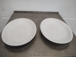 2 large porcelain dishes